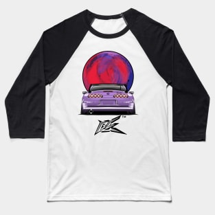 toyota supra a80 lowered purple Baseball T-Shirt